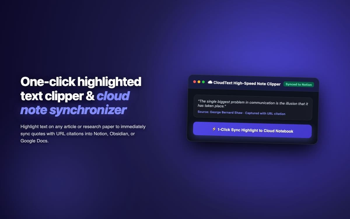 CloudText Uploader — Batch File-to-Cloud Text Extraction Chrome Extension