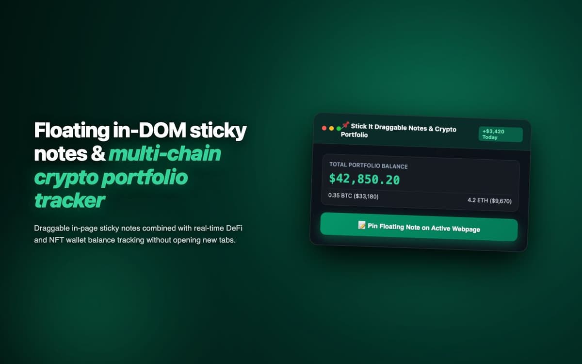 CryptoPortfolio Watch — Multi-Wallet Real-Time Portfolio Tracker Extension