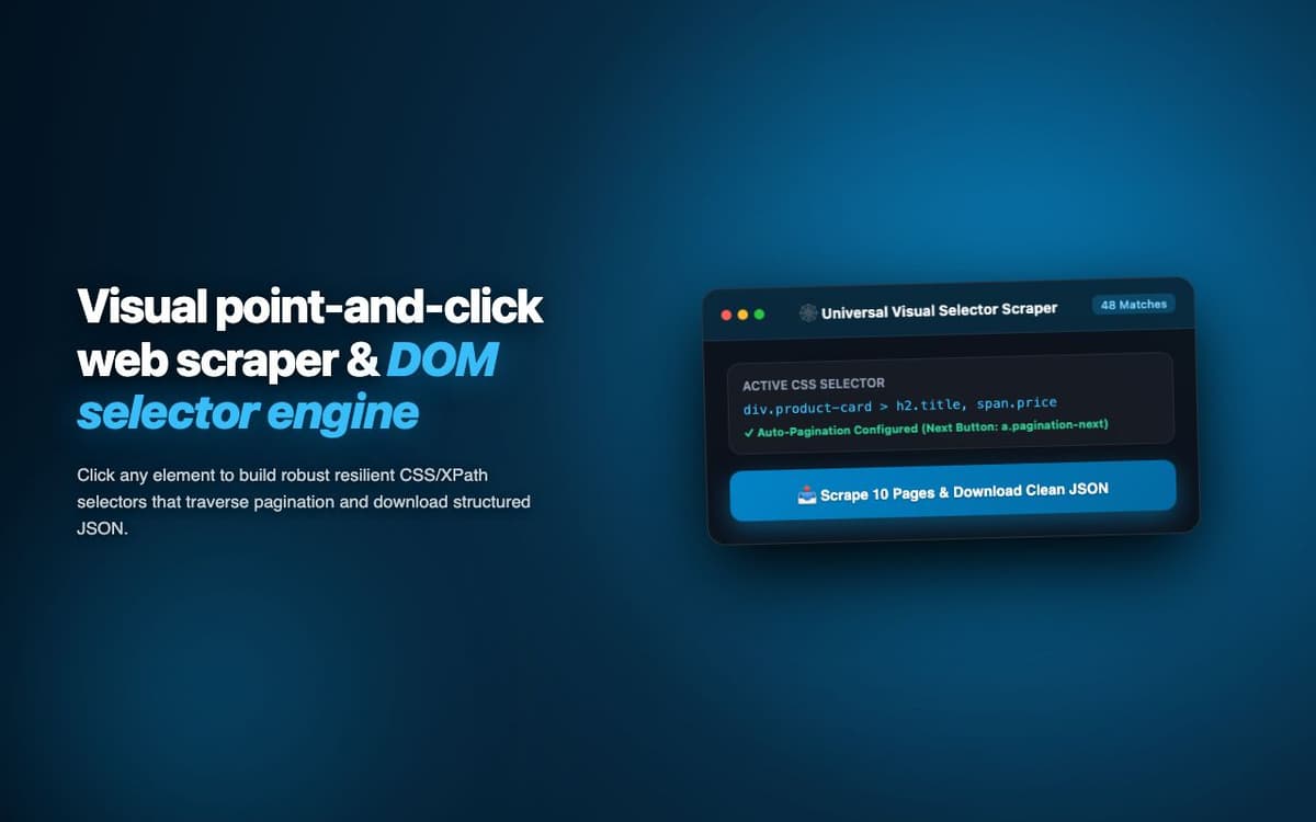 MultiSite Scraper Hub — Centralized Multi-Target Web Scraping Orchestration Extension